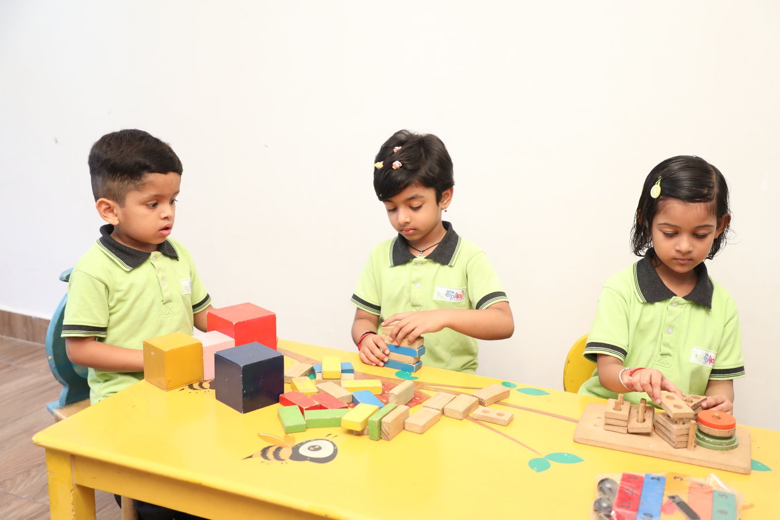 Little Caterpillars Pre-Primary LKG classroom in Manikonda