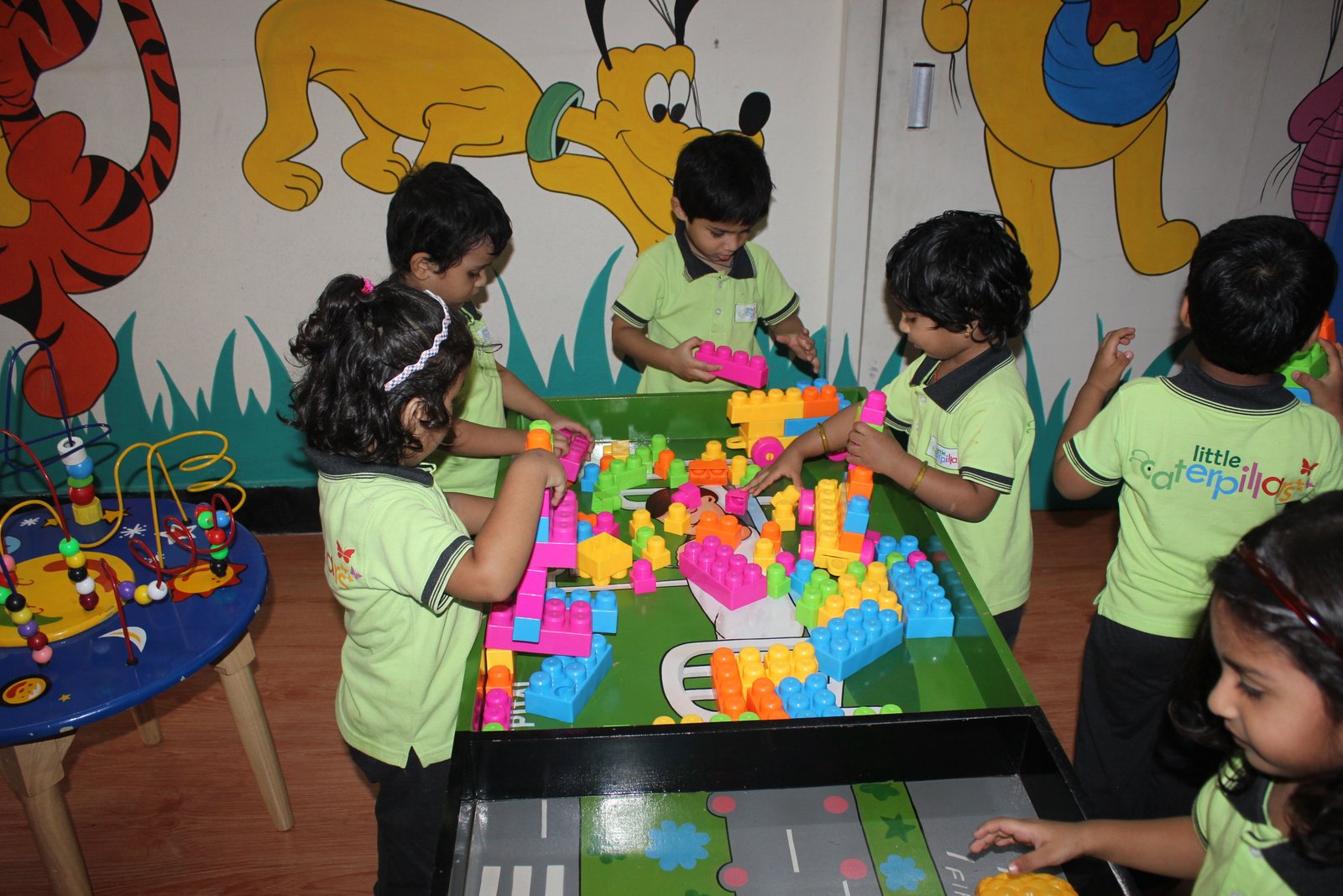 Daycare activity at Little Caterpillars